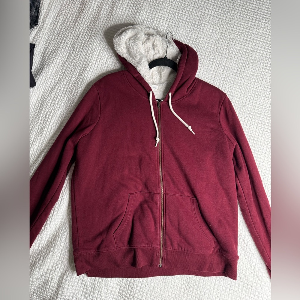 Maroon Zip Up